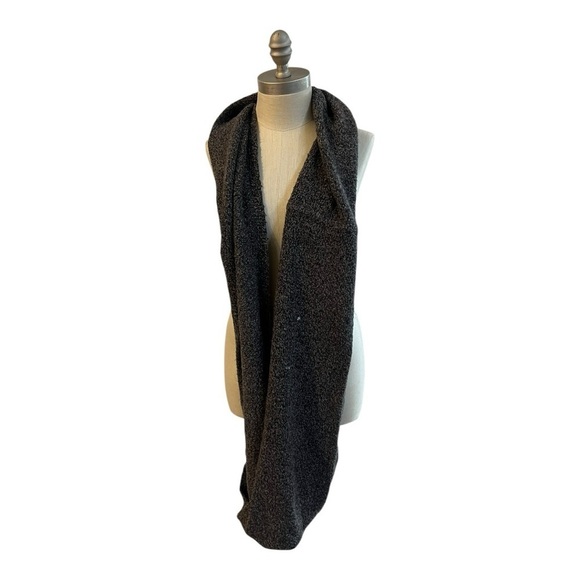 Lilla P Extra Fine Merino Wool Alpaca Scarf Infinity Brown Knit - Picture 2 of 4